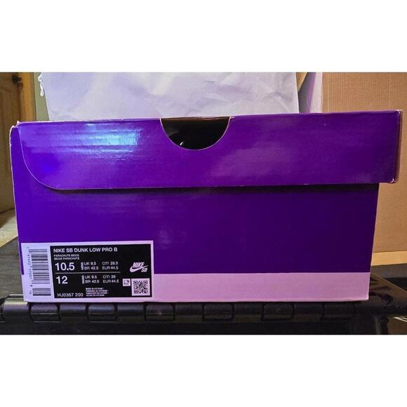 Nike SB Dunk Low Pro B Parachute Beige Sz 10.5M HJ0367-200 - Picture 11 of 12